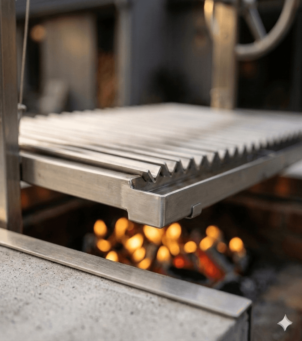 Närbild på gallret