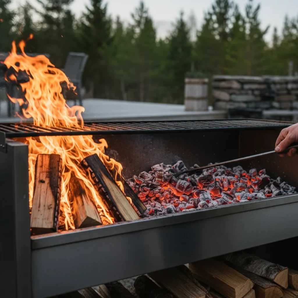 Glödbädd — så bygger du den perfekta för asado · Asadogrill